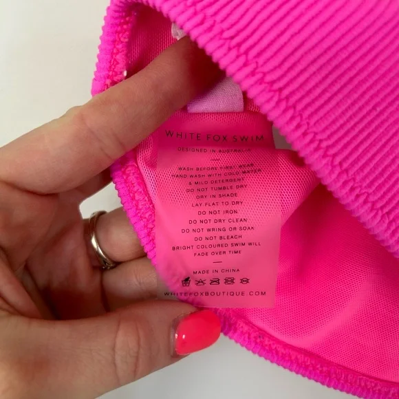 White Fox Swim Bikini Top - Picture 9 of 10